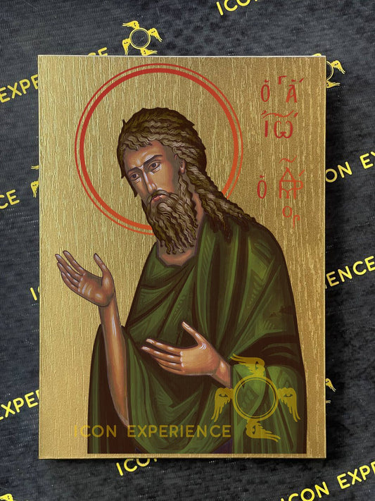 Saint John the Baptist Byzantine Iconography Christian Art Gift