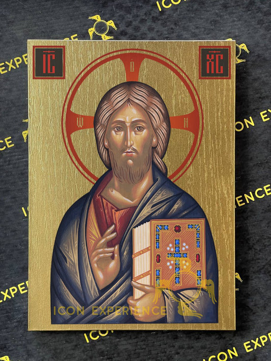 Jesus Christ Pantocrator of Sinai Monastery Byzantine Iconography Christian Art Gift