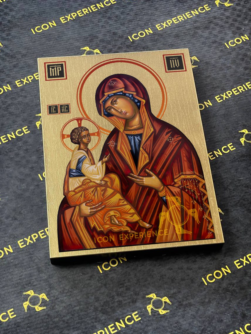 Holy Virgin Mary of Hodegetria Byzantine Iconography Christian Art Gift