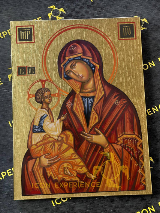 Holy Virgin Mary of Hodegetria Byzantine Iconography Christian Art Gift