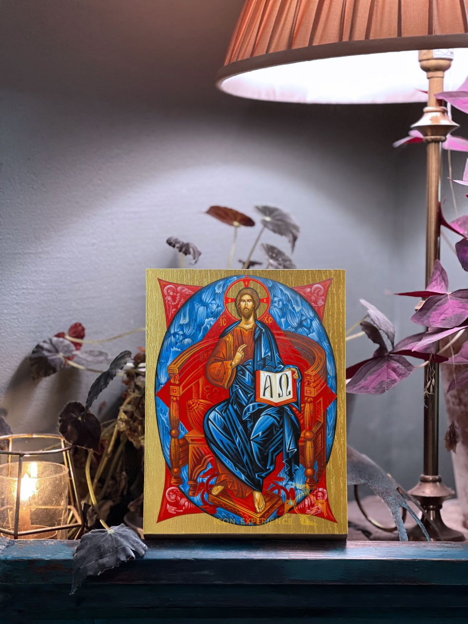 Jesus Christ in Glory Byzantine Iconography Christian Art Gift