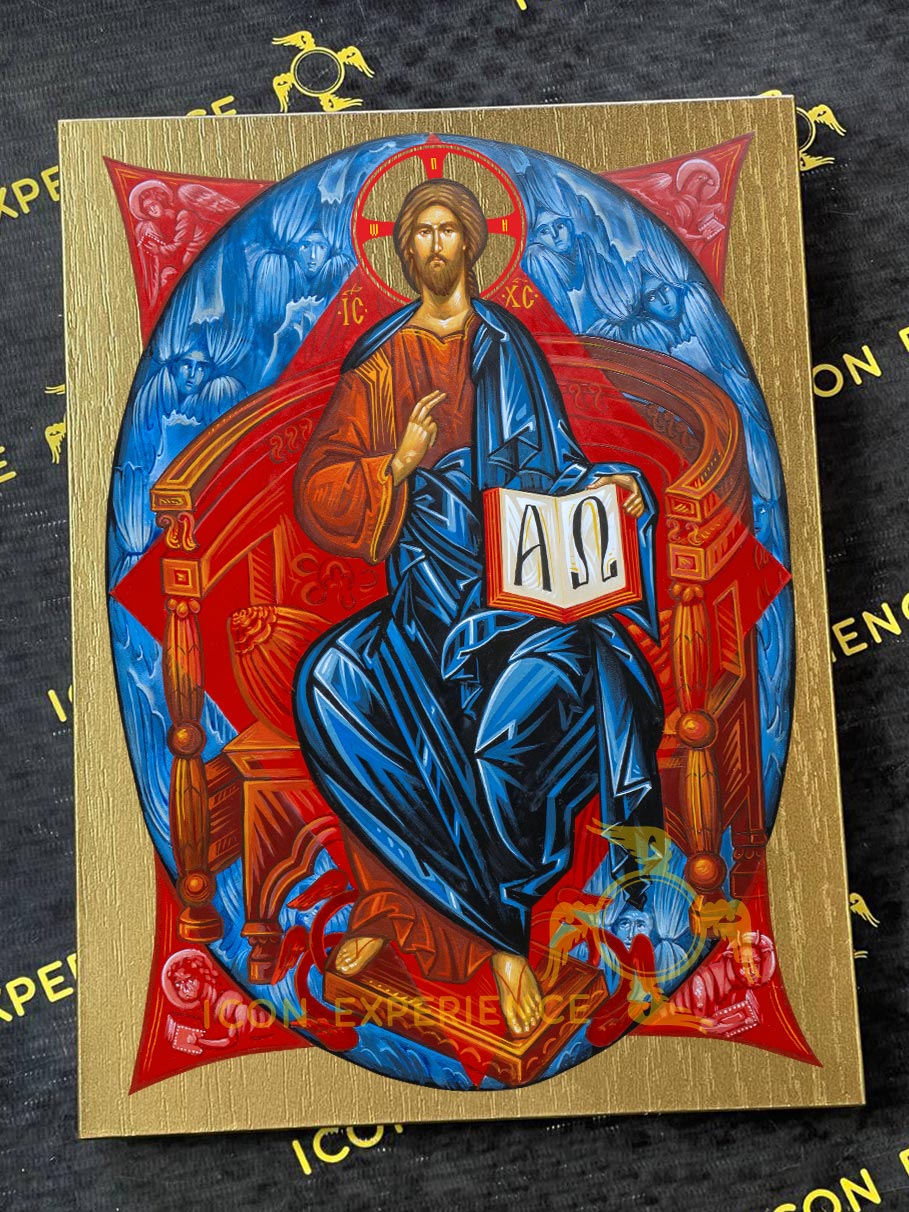 Jesus Christ in Glory Byzantine Iconography Christian Art Gift