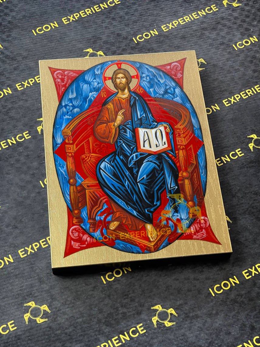 Jesus Christ in Glory Byzantine Iconography Christian Art Gift