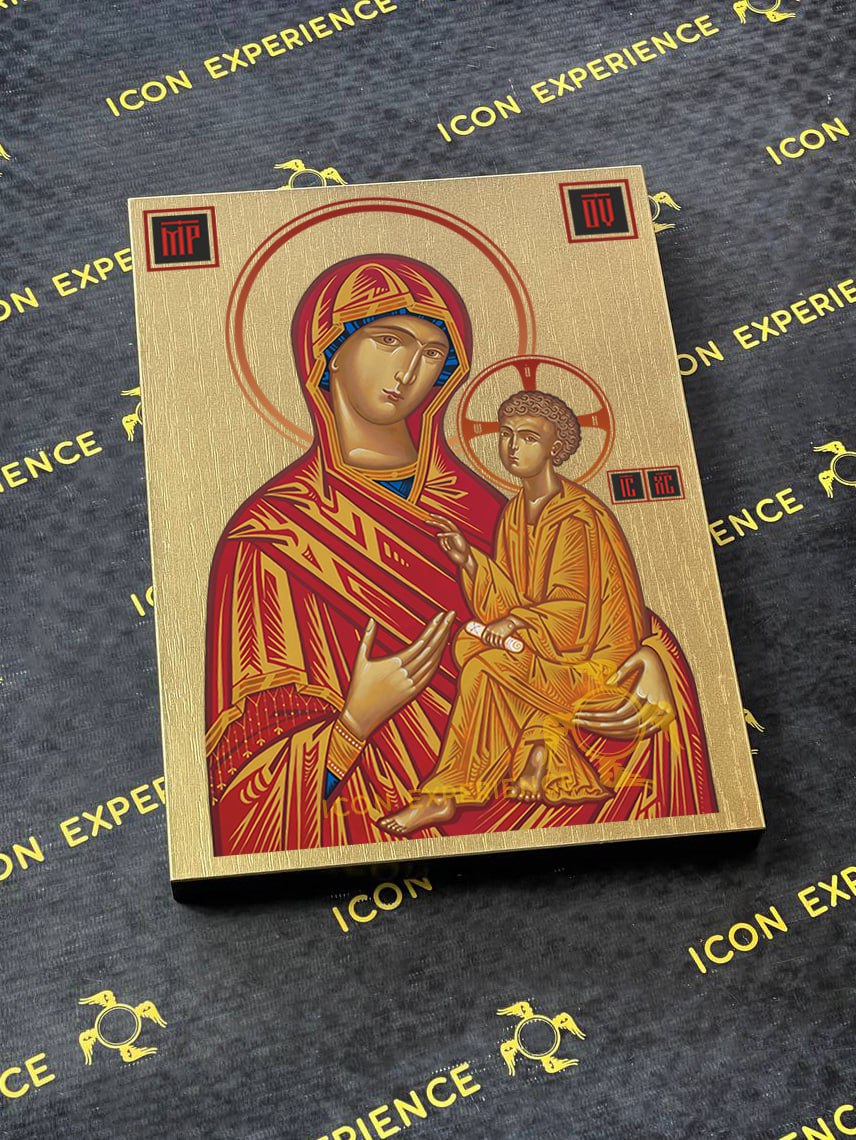 Holy Virgin Mary of Hodegetria Byzantine Iconography Christian Art Gift