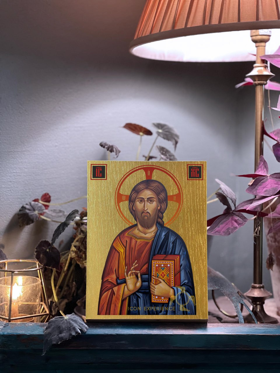 Jesus Christ Pantocrator  Byzantine Iconography Christian Art Gift