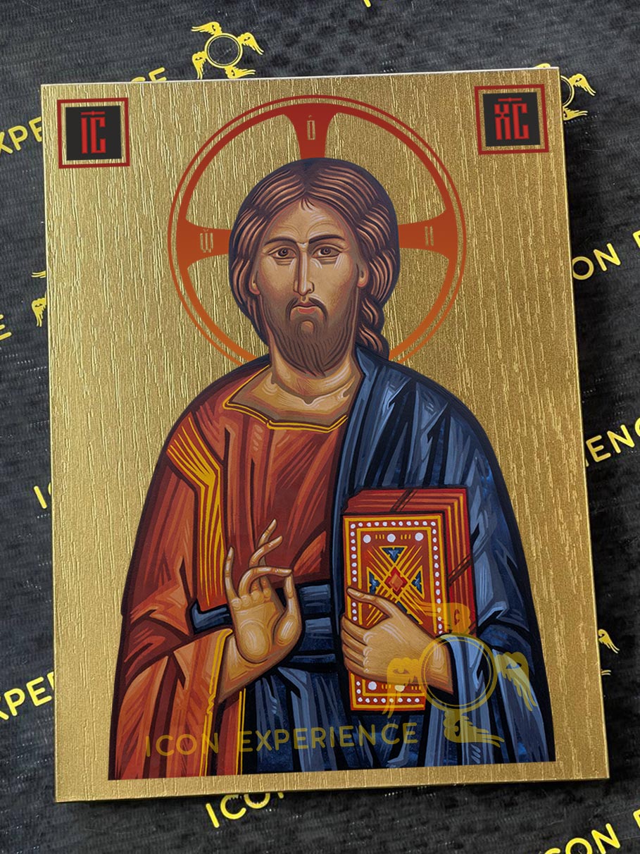 Jesus Christ Pantocrator  Byzantine Iconography Christian Art Gift