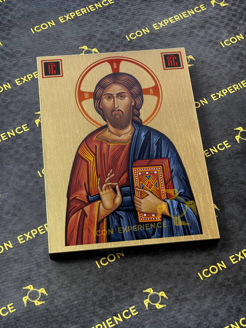 Jesus Christ Pantocrator  Byzantine Iconography Christian Art Gift