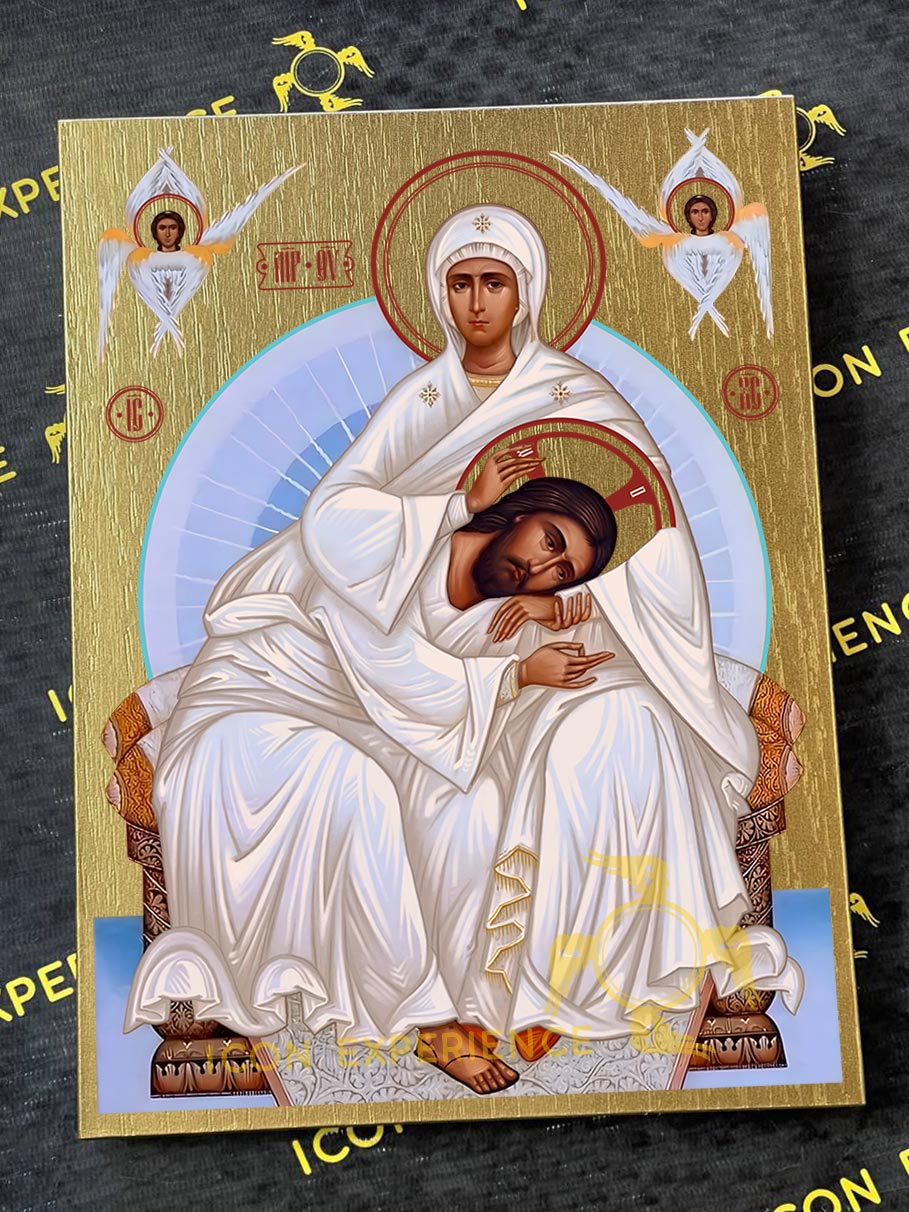 Holy Mother of Humility Byzantine Iconography Christian Art Gift