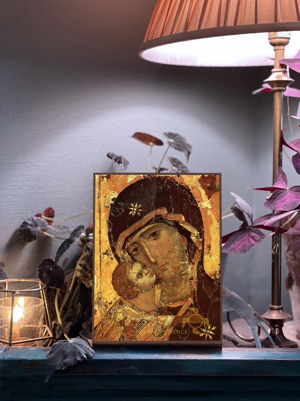 Our Lady of Vladimir Byzantine Iconography Christian Art Gift