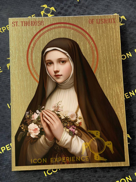 Saint Therese of Liseux Byzantine Iconography Christian Art Gift