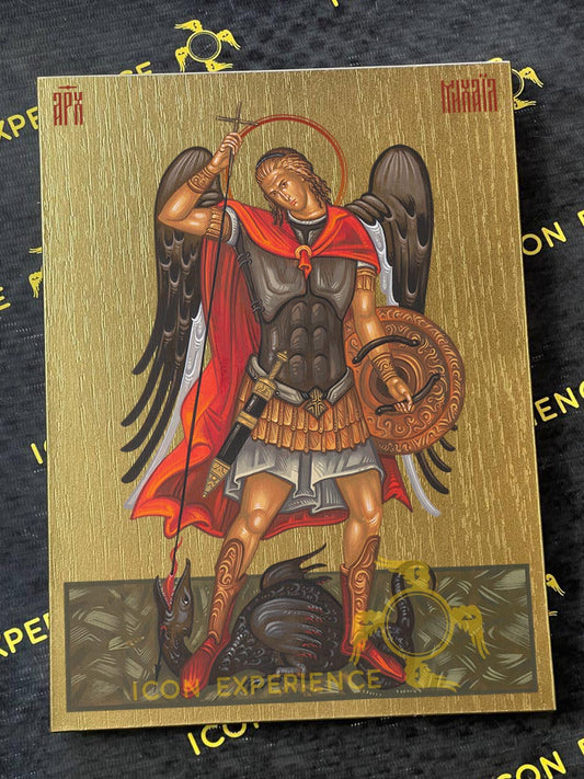 Saint Archangel Michael Byzantine Iconography Christian Art Gift