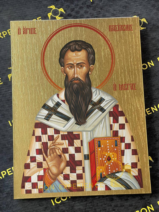 Saint Basil the Great Byzantine Iconography Christian Art Gift