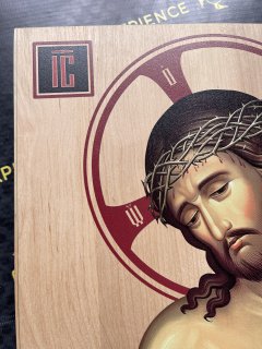 Jesucristo el Esposo, Icono impreso sobre madera