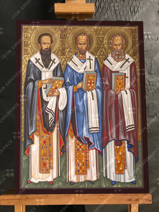Three Holy Hierarchs, Saint Basil the Great, Saint Gregory the Theologian, Saint John Chrysostom