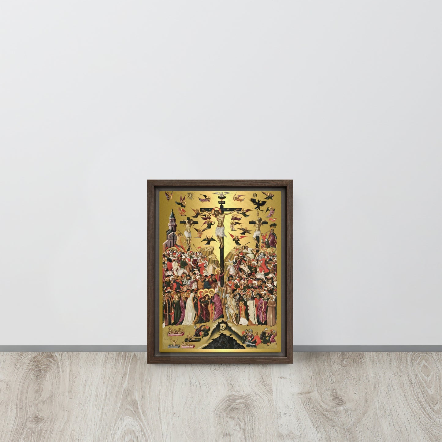 Crucifixation of Jesus Christ / Framed canvas