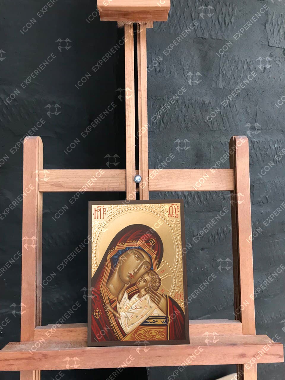 Virgin Mary Eleusa, Handpainted icon