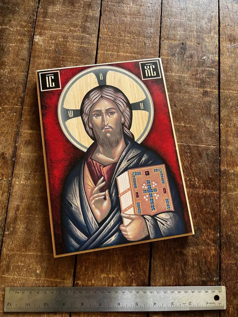 Jesus Christ Pantocrator from Sinai Monastery 20x28 Ready to ship!