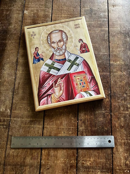 Saint Nicholas 22x30cm Ready to ship!