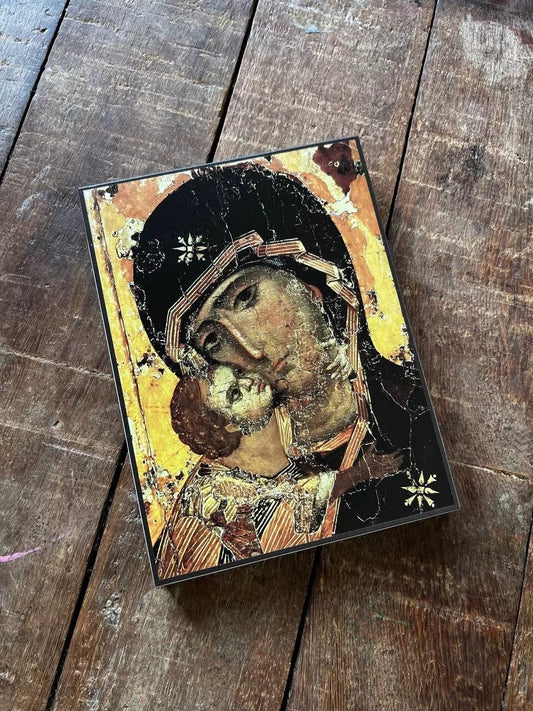 Our Lady of Vladimir (Vladimirskaya) 17x23cm Ready to ship!