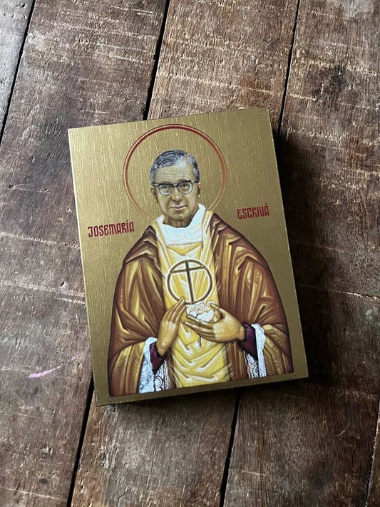 Saint Josemaria Escriva 15x20cm Ready to ship!