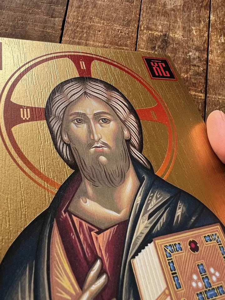 Jesus Christ Pantocrator from Sinai Monastery 15x20 Ready to ship!