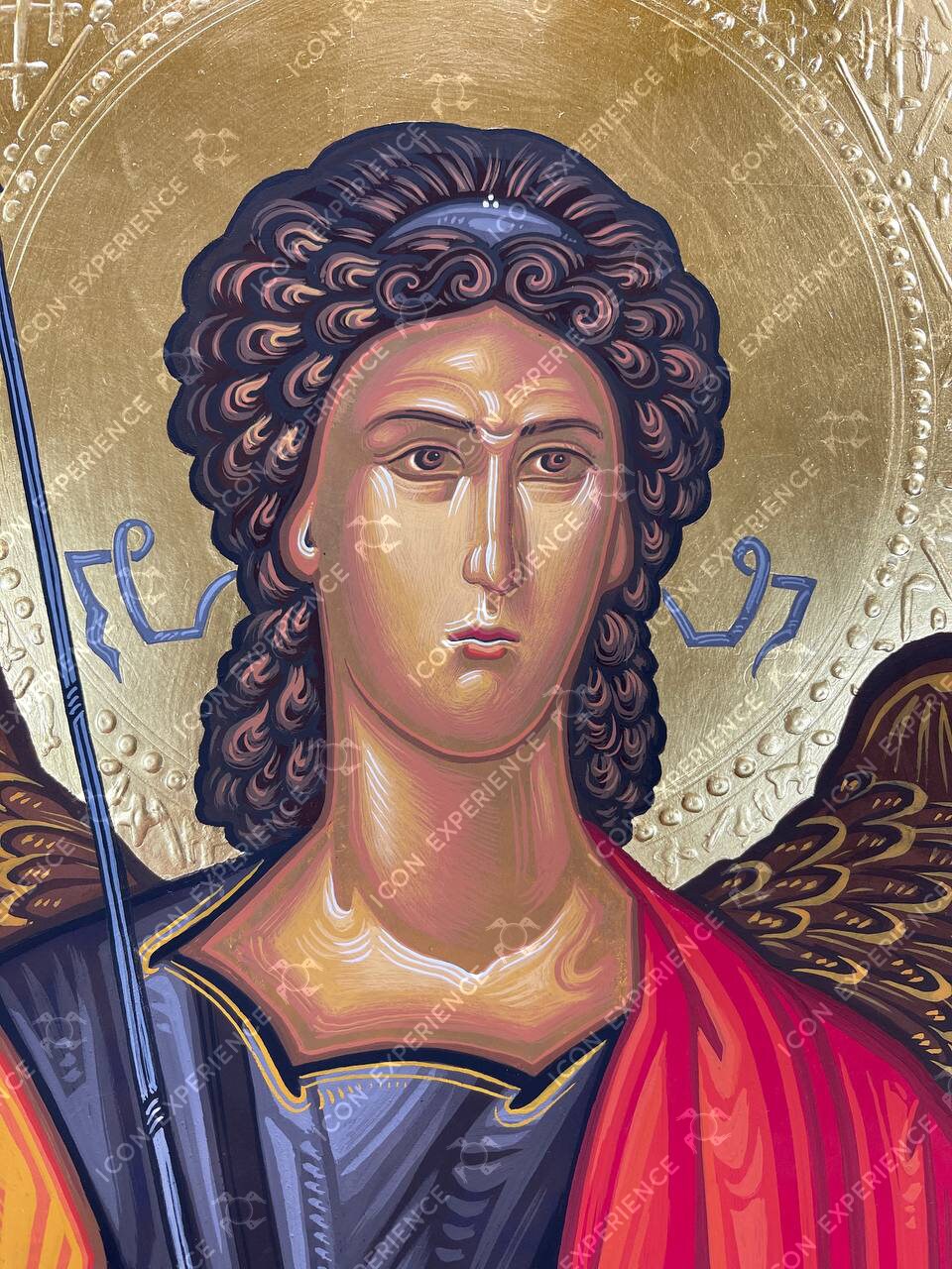 Saint Archangel Michael Handpainted Icon Byzantine Christian Painting Wall Hanging Home Decoration Guardian Angel Religious Gift Idea
